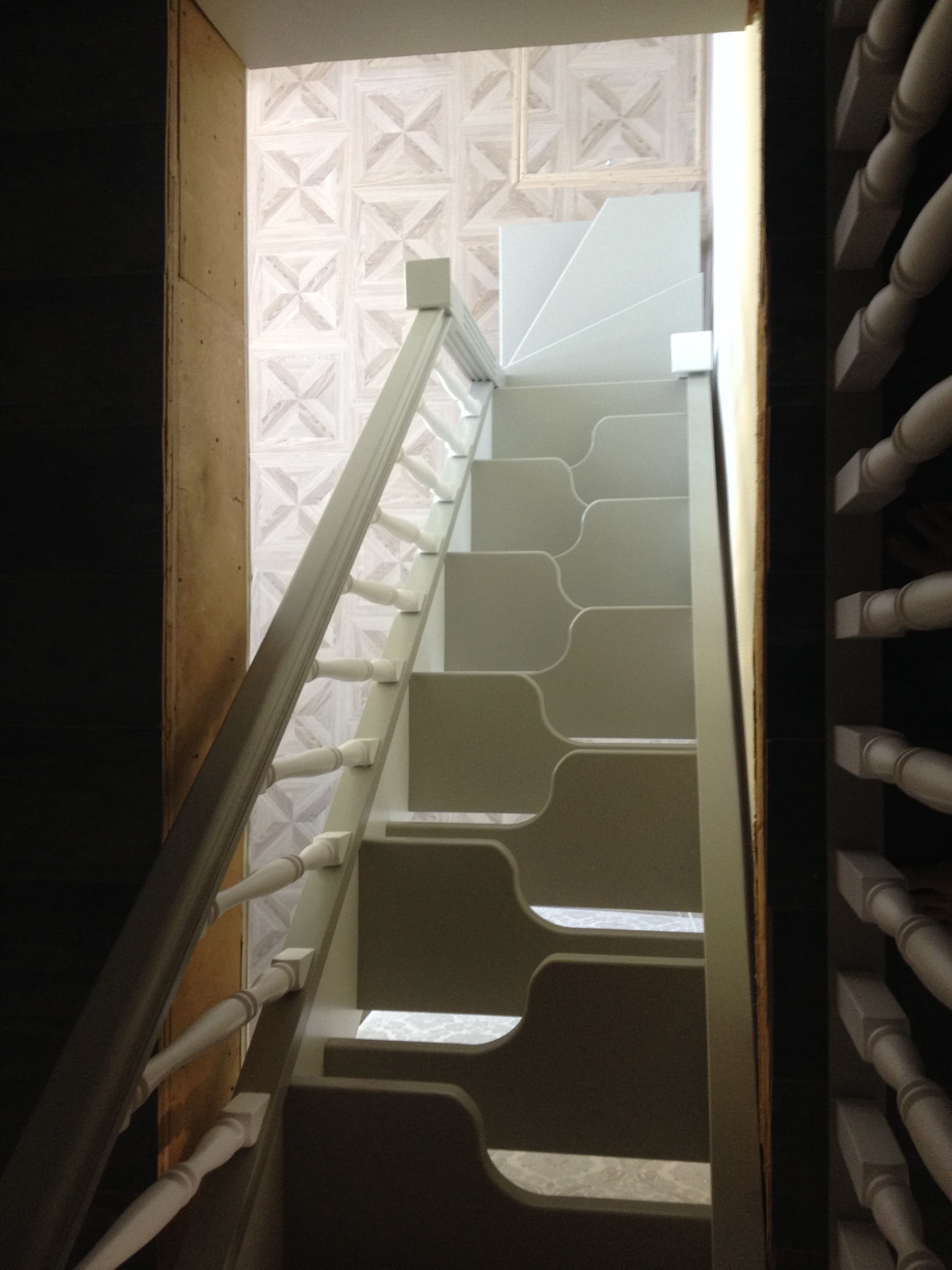 Вид со второго этажа на лестницу Утиный шаг